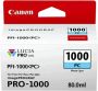 Canon Inktcartridge PFI-1000 foto blauw - Thumbnail 2
