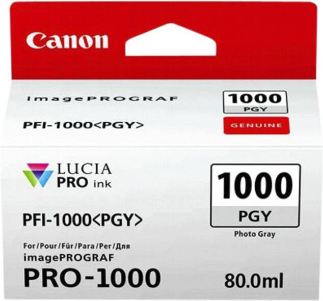 Canon Inktcartridge PFI-1000 foto grijs