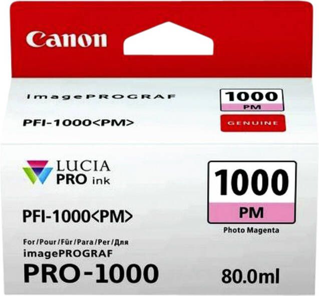 Canon Inktcartridge PFI-1000 foto rood