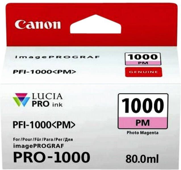 Canon Inktcartridge PFI-1000 foto rood
