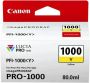 Canon Inktcartridge PFI-1000 geel - Thumbnail 2