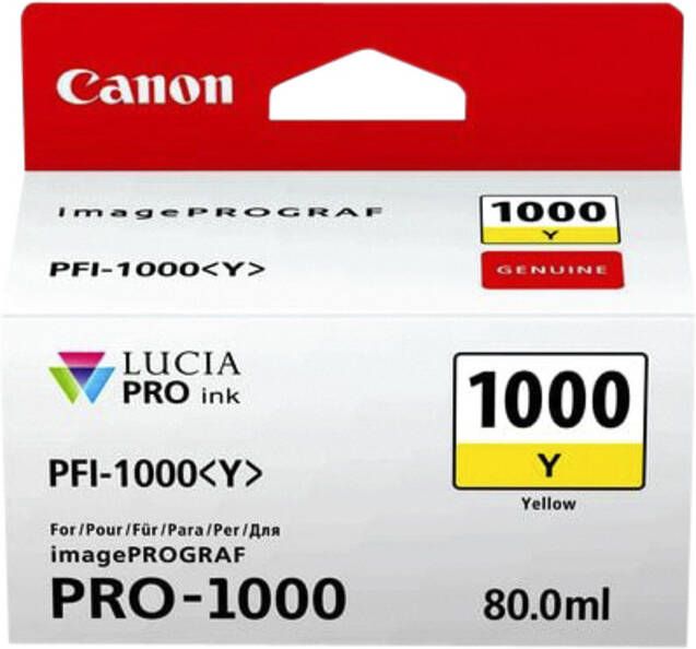 Canon Inktcartridge PFI-1000 geel