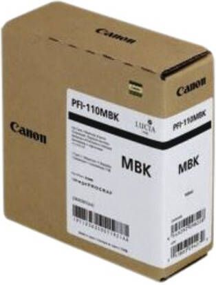Canon Inktcartridge PFI-110 mat zwart