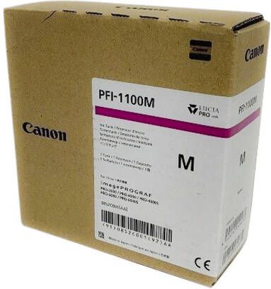 Canon Inktcartridge PFI-1100 rood