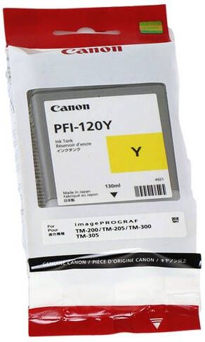 Canon Inktcartridge PFI-120 geel
