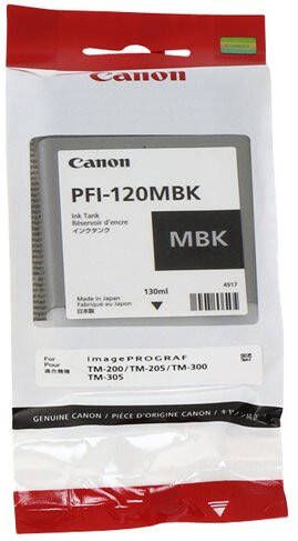 Canon Inktcartridge PFI-120 mat zwart