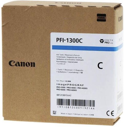 Canon Inktcartridge PFI-1300 blauw