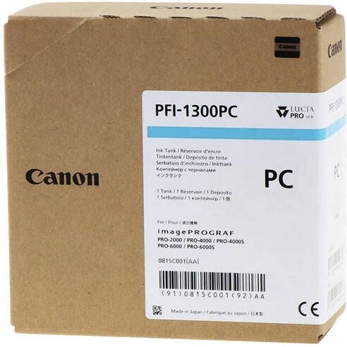 Canon Inktcartridge PFI-1300 foto blauw