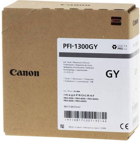 Canon Inktcartridge PFI-1300 grijs