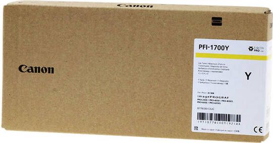 Canon Inktcartridge PFI-1700 geel