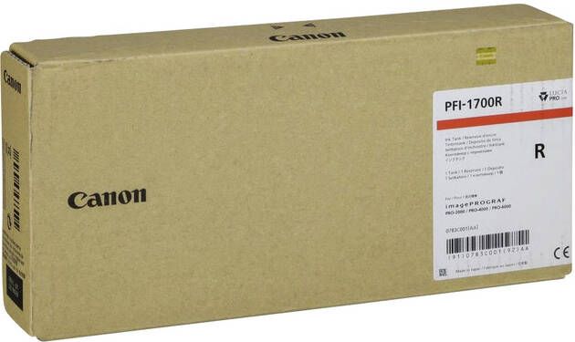 Canon Inktcartridge PFI-1700 rood