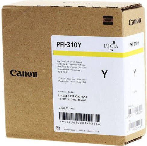 Canon Inktcartridge PFI-310 geel
