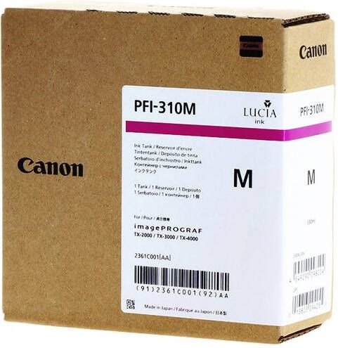 Canon Inktcartridge PFI-310 rood