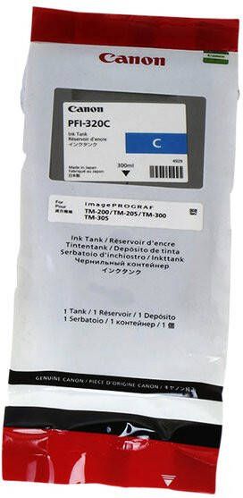 Canon inktcartridge PFI-320 300 ml OEM 2891C001 cyaan - Foto 2