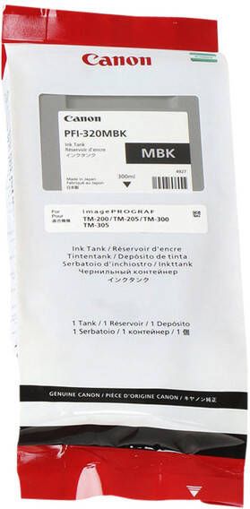 Canon Inktcartridge PFI-320 mat zwart