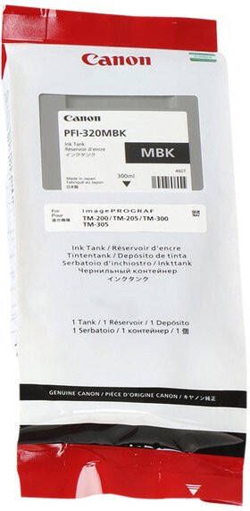 Canon inktcartridge PFI-320 300 ml OEM 2889C001 mat zwart