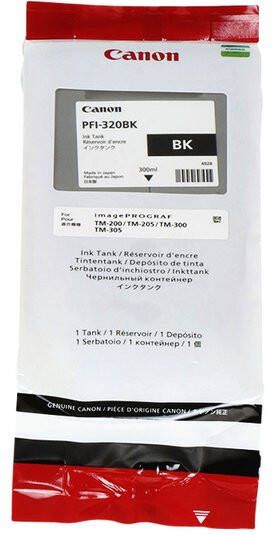 Canon inktcartridge PFI-320 300 ml OEM 2890C001 zwart - Foto 2