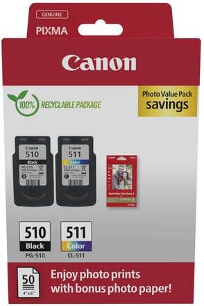 Canon 2970B010 inktcartridge 2 stuk(s) Origineel Normaal rendement Zwart Cyaan Magenta Geel (2970B010)