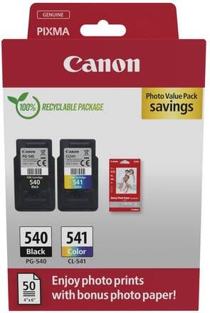 Canon inktcartridge PG-540 en CL-541 180 pagina&apos;s OEM 5225B006 4 kleuren