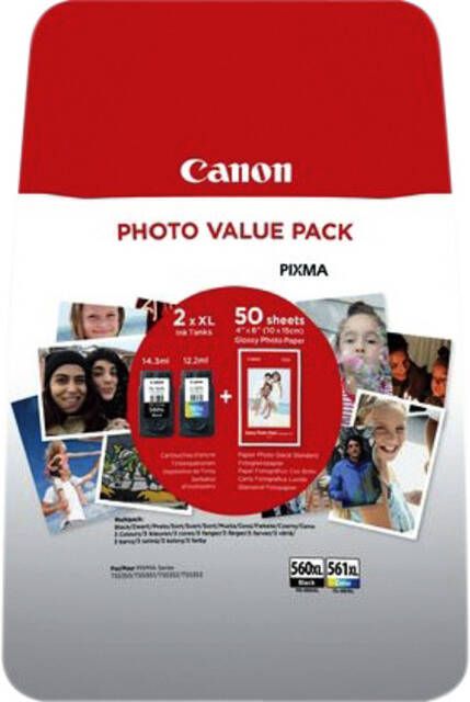 Canon Inktcartridge PG-560XL CL-561XL photo value - Foto 2