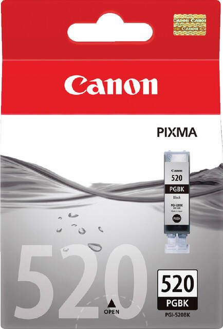 Canon inktcartridge PGI520BK 324 pagina&apos;s OEM 2932B001 zwart