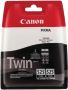 Canon PGI 525PG BK inktcartridge zwart standard capacity 2 x 19ml 2 x 339 paginas 2 pack blister zonder alarm - Thumbnail 3