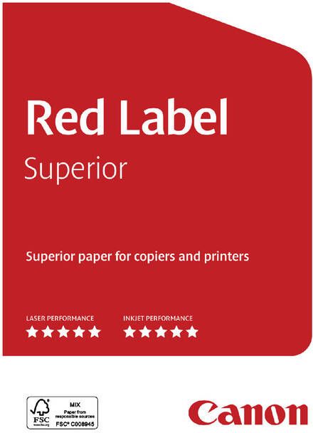 Canon Kopieerpapier Red Label Superior A3 80gr wit 500vel - Foto 1