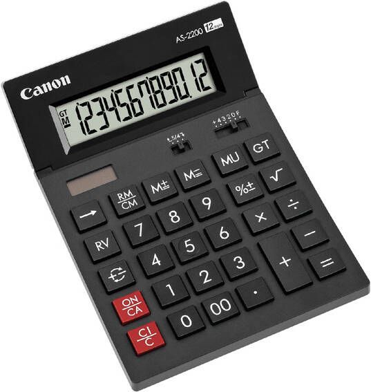 Canon AS-2200 calculator Desktop Rekenmachine met display Zwart (4584B001) - Foto 2