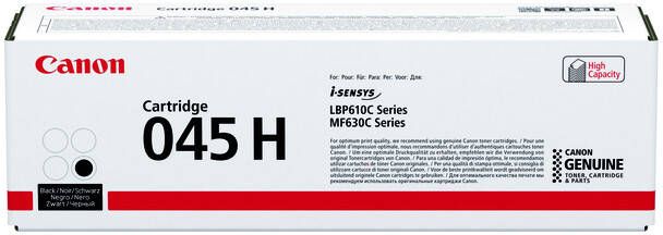 Canon toner 045 H 2.800 pagina&apos;s OEM 1246C002 zwart