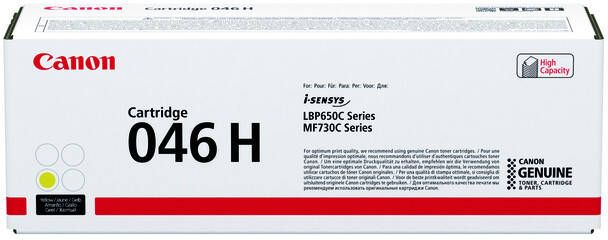 Canon 046 H tonercartridge 1 stuk(s) Origineel Geel (1251C002)