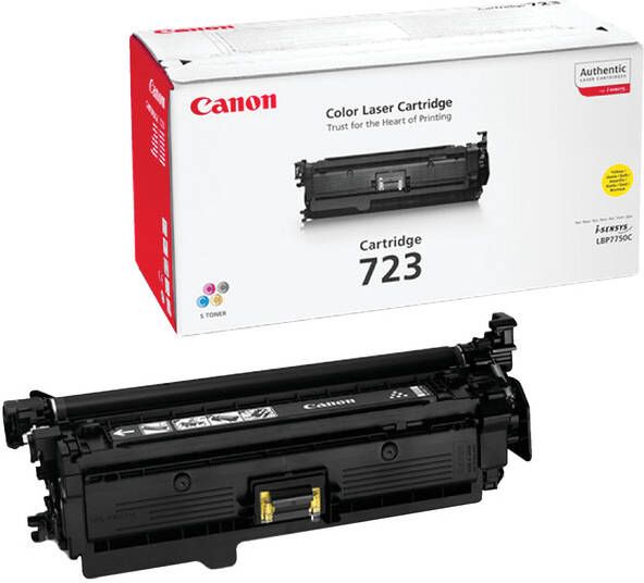 Canon toner 723Y 8.500 pagina&apos s OEM 2641B002 geel