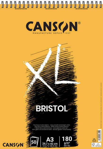 Canson Tekenblok XL Bristol A3 50 vel 180gr