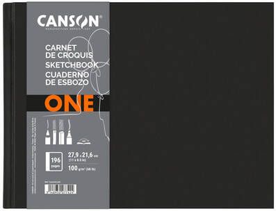 Canson Tekenboek Art Book One 27.9x21.6cm 100gr 80vel hardcover