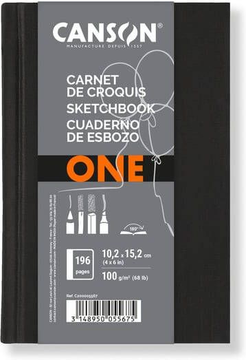 Canson Tekenboek Art Dummy 102x152mm 100gr 100 vel