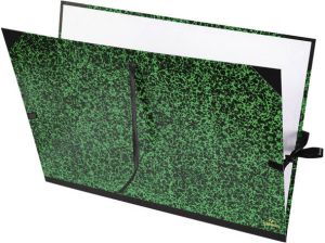 Canson Tekenmap 52x72cm kleur groen annonay sluiting met linten