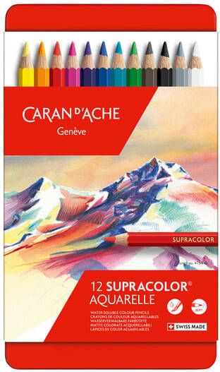 Caran d'ache Kleurpotloden Supracolor 12 stuks assorti