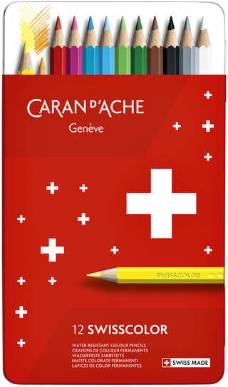 Caran d'ache Kleurpotloden Swisscolor 12 stuks assorti