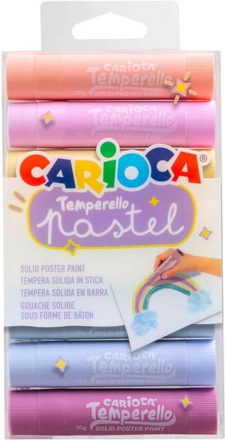 Carioca Verfstift Temperello setà 8 pastelkleuren