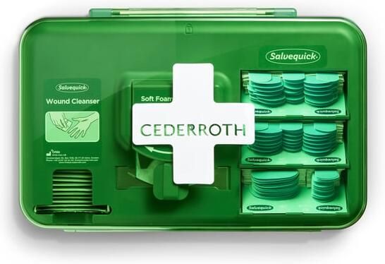 Cederroth Wond dispenser Salvequick blauw
