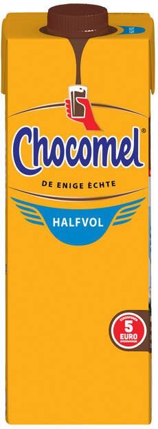 Chocomel chocolademelk pak van 1 liter halfvol
