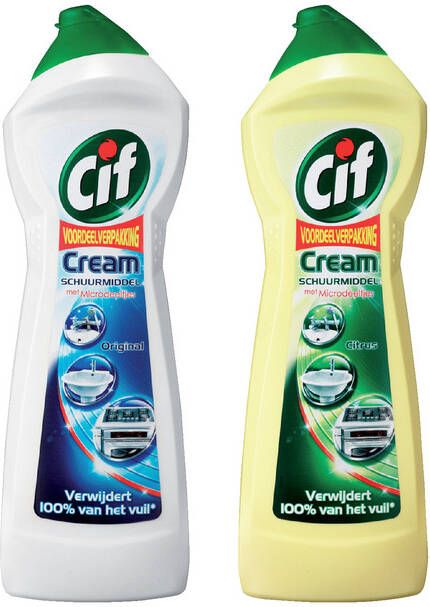 Cif schuurcrème lemon flacon van 750 ml