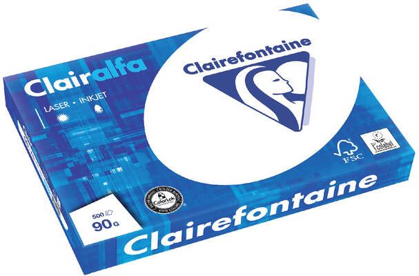 Clairefontaine Clairalfa presentatiepapier A3 90 g pak van 500 vel