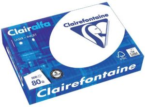 Clairefontaine Kopieerpapier Clairalfa A4 80gr wit