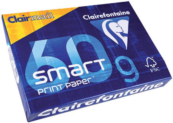 Clairefontaine Smart Printing printpapier ft A4 60 g pak van 500 vel