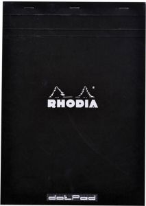 Clairefontaine Schrijfblok Rhodia A4 80vel dots 90gr zwart