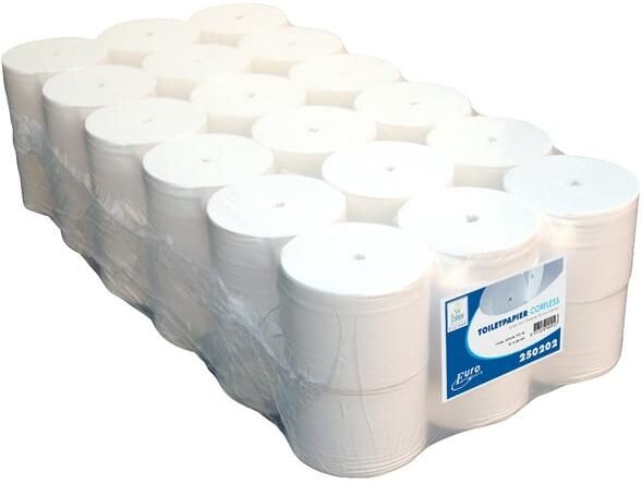 Europroducts toiletpapier zonder kern 2-laags 900 vellen pak van 36 rollen - Foto 2