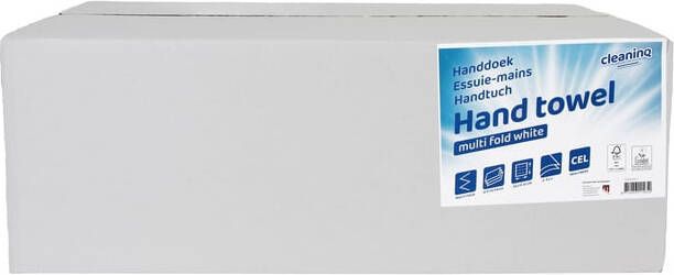 Euro Products Handdoeken Eco multifolded 2-laags 32x20cm 120st
