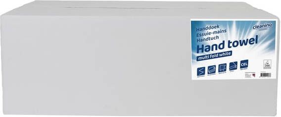 Euro Products Handdoeken multifolded cellulose 2-laags 24x20cm