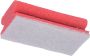 Cleaninq Schuurspons met greep 140x70x42mm rood wit 10 stuks - Thumbnail 1