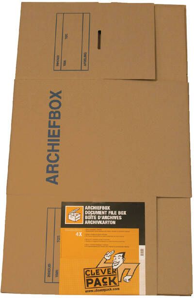Cleverpack Archiefdoos voor ordners 400x320x292mm